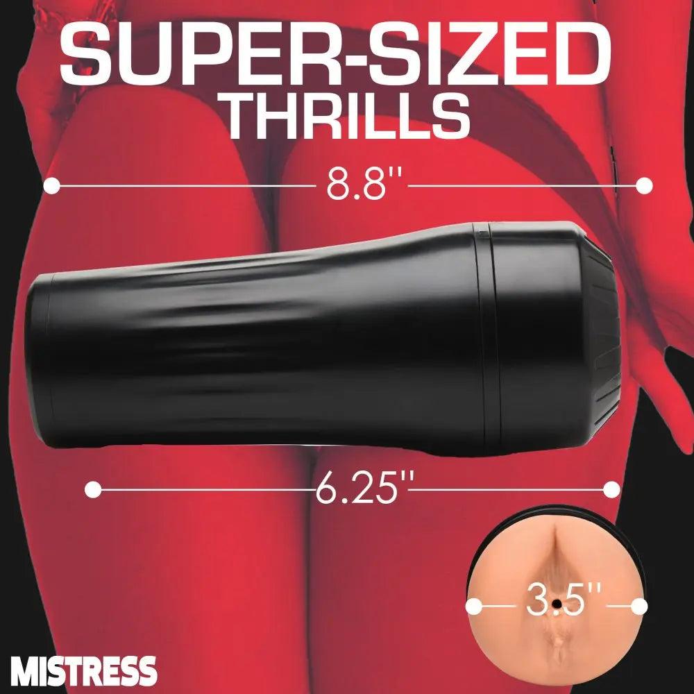 10X Vibrating Ass Masturbator Deep Stroker Long Sex Toy for Men  Masturbators