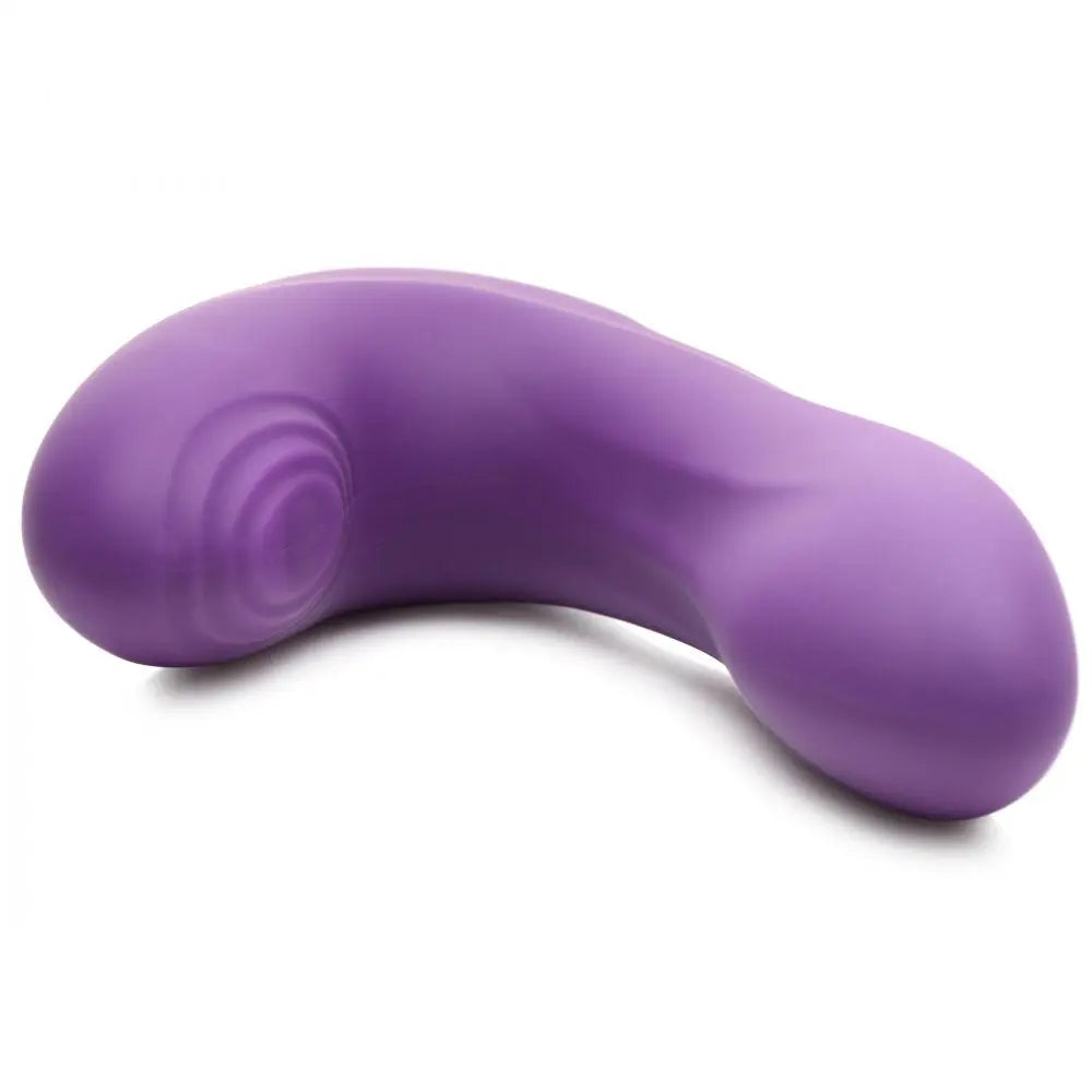 10X Vibrating Curved Silicone Finger Massager  Vibrating Toys