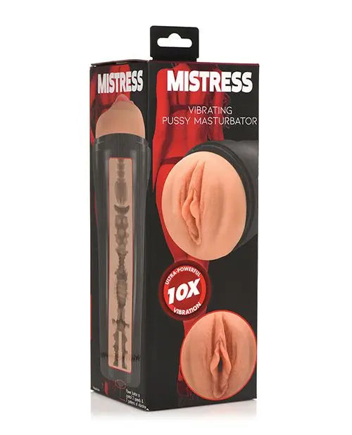 10X Vibrating Pussy Male Masturbator Sex Toy for Men  Manual Stroker