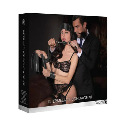 11-Piece Intermediate Bondage Kit Black  Bondage Kits