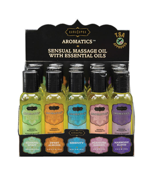 Display - Aromatics Massage Oil Prepack 