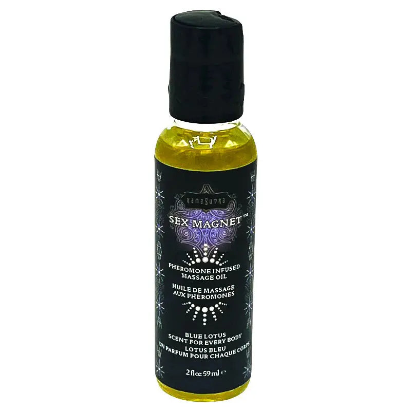 SEX MAGNET Pheromone - Blue Lotus  Massage Oil 2oz 