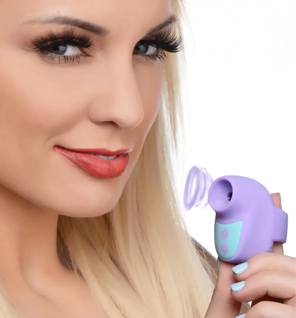 12X Mini Silicone Clit Stimulator Suction Vibrator Sex Toy - Target Purple Toy   Suction Vibrators