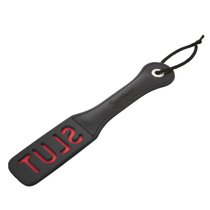 12” Leather Slut Impression Paddle  BDSM