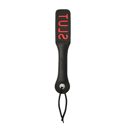 12” Leather Slut Impression Paddle  BDSM