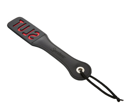 12” Leather Slut Impression Paddle  BDSM