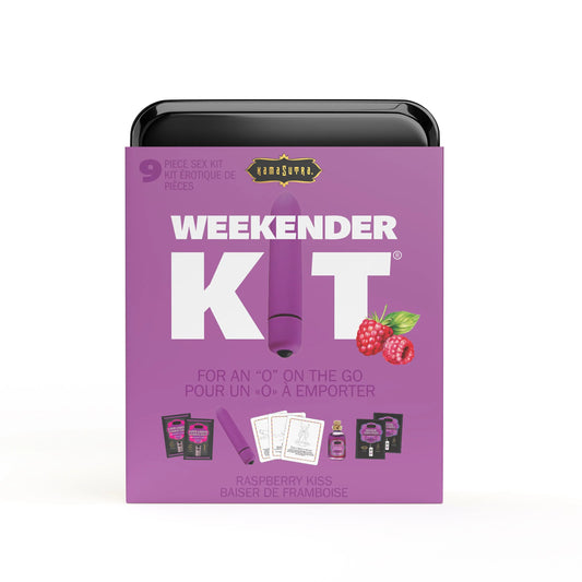 WEEKENDER KIT VIBE Raspberry Dreams Includes: Oil of Love, Reusable 10 speed mini vibe, Massage Oil, Love Liquid and Erotic Playcards  Gift Sets