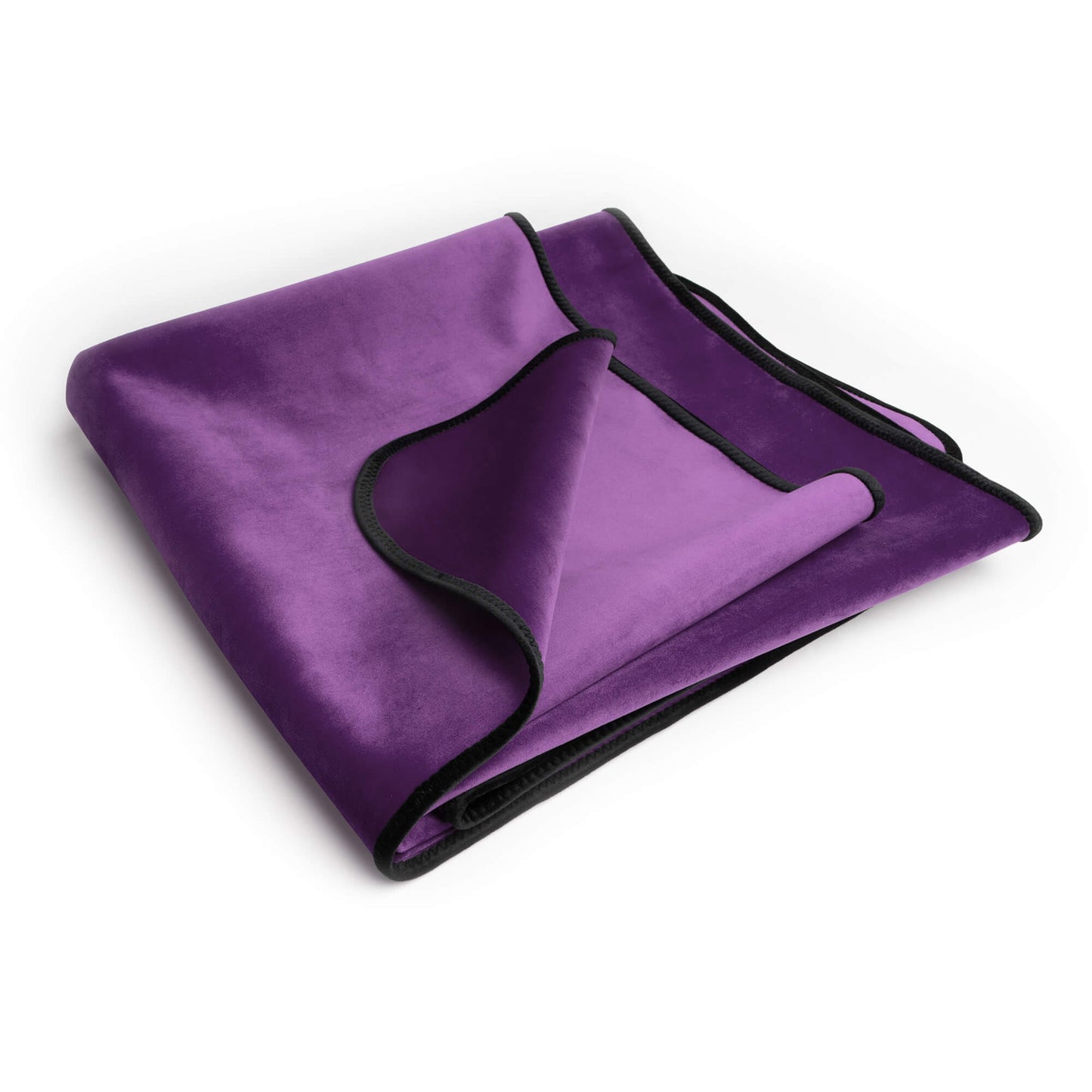 Fascinator Lush Throw  Purple Microvelvet - King Size 