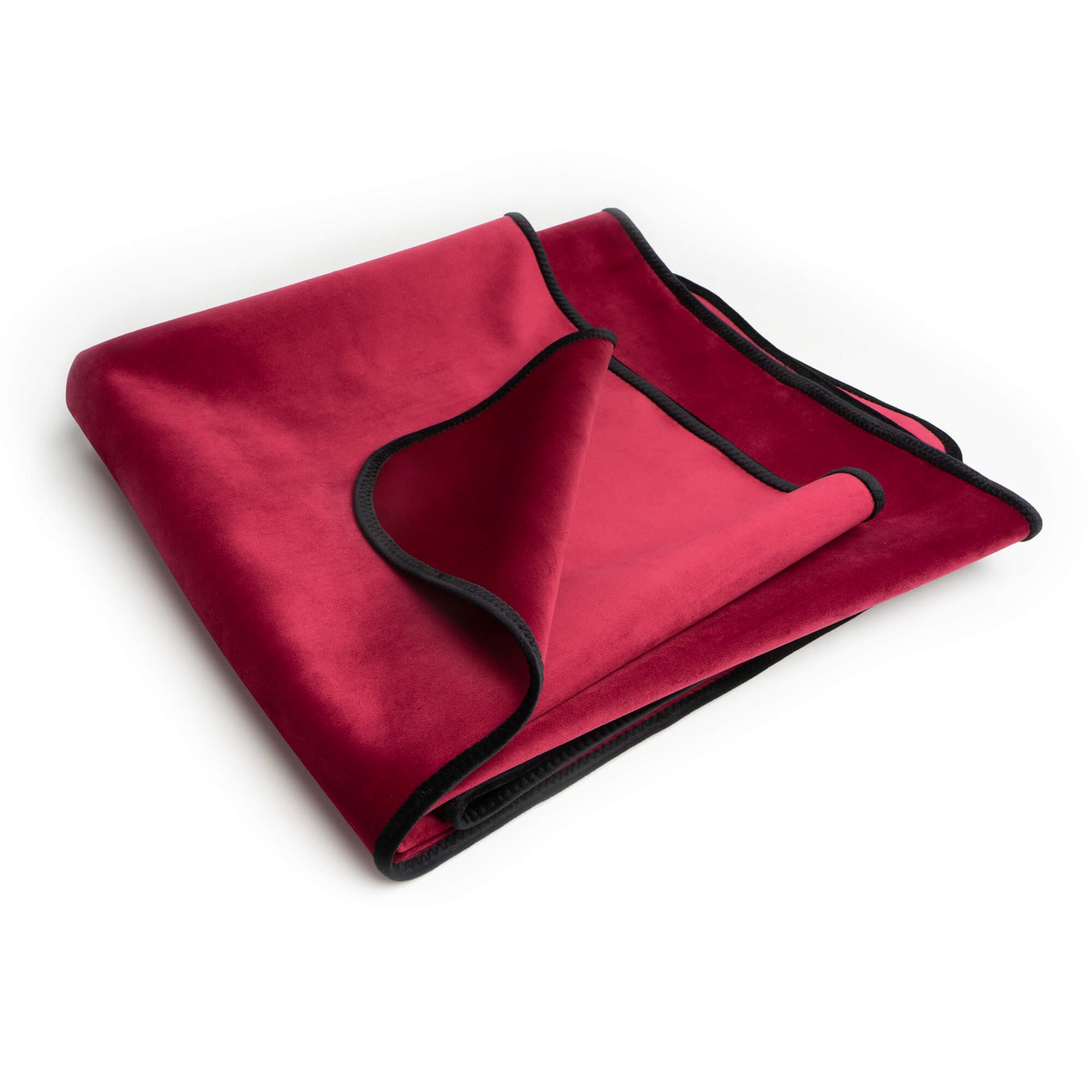 Fascinator Lush Throw  Merlot Microvelvet - King Size 