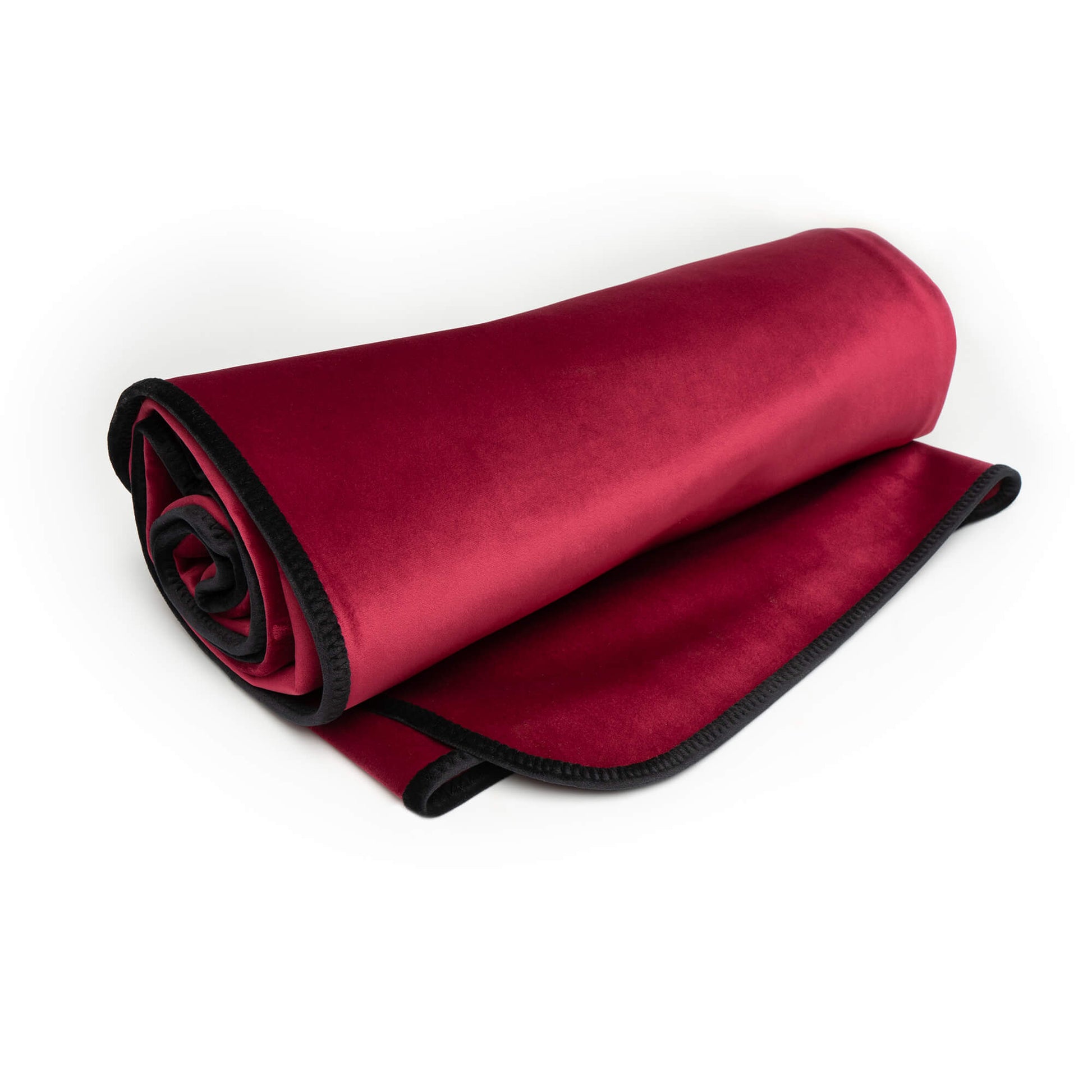 Fascinator Lush Throw  Merlot Microvelvet - King Size 