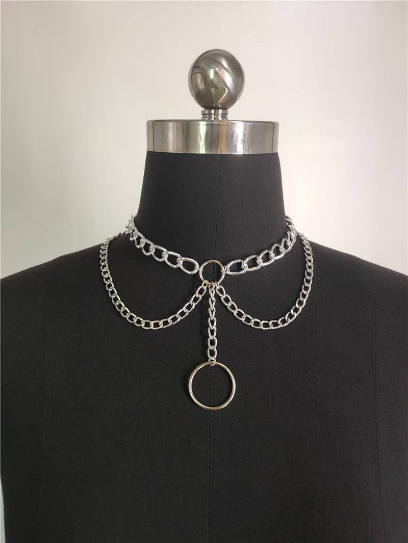 Eclipse Charm Double Necklace