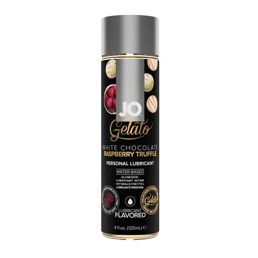 JO Gelato White Chocolate Raspberry Truffle 1oz 
