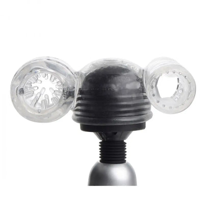 2 in 1 Male Masturbator Wand Attachment Sex Toy for Men  Wand Attachment