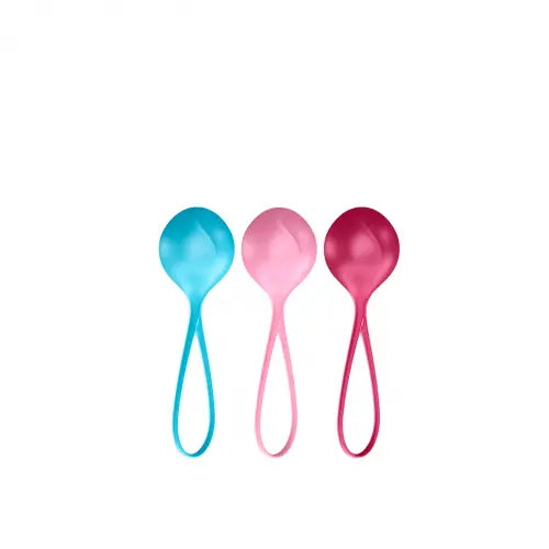 Strengthening Balls (set of 3) - turquoise, red, pink 