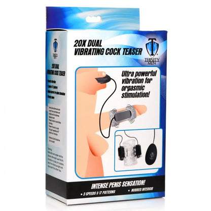 20X Dual Vibrating Cock Teaser Penis Vibrator Sex Toy  Penis Vibrator