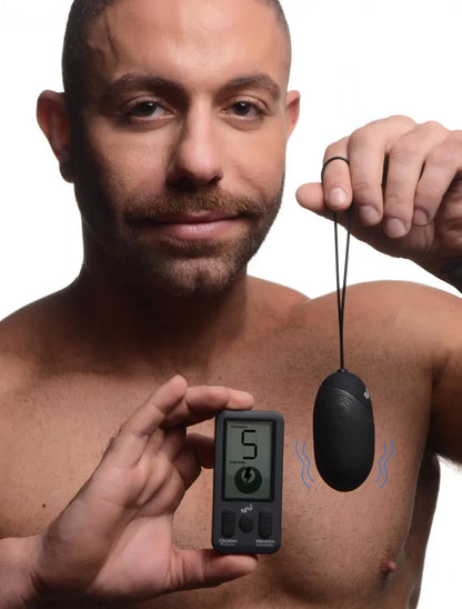 25X Vibrating Silicone XL Egg with Remote Control  Bullet Vibrators