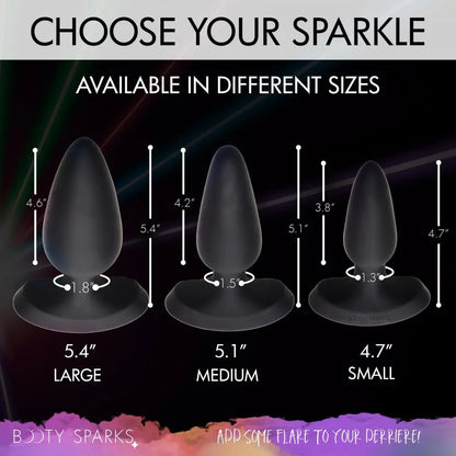 28X Laser Fuck Me Silicone Anal Plug with Remote Control - Large  Anal Plug Sex Toy