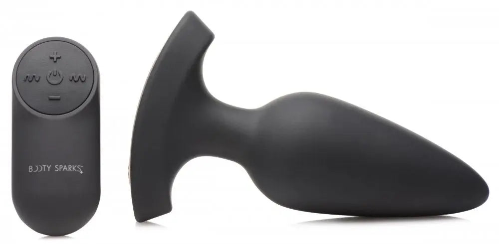 28X Laser Fuck Me Silicone Anal Plug with Remote Control - Large  Anal Plug Sex Toy