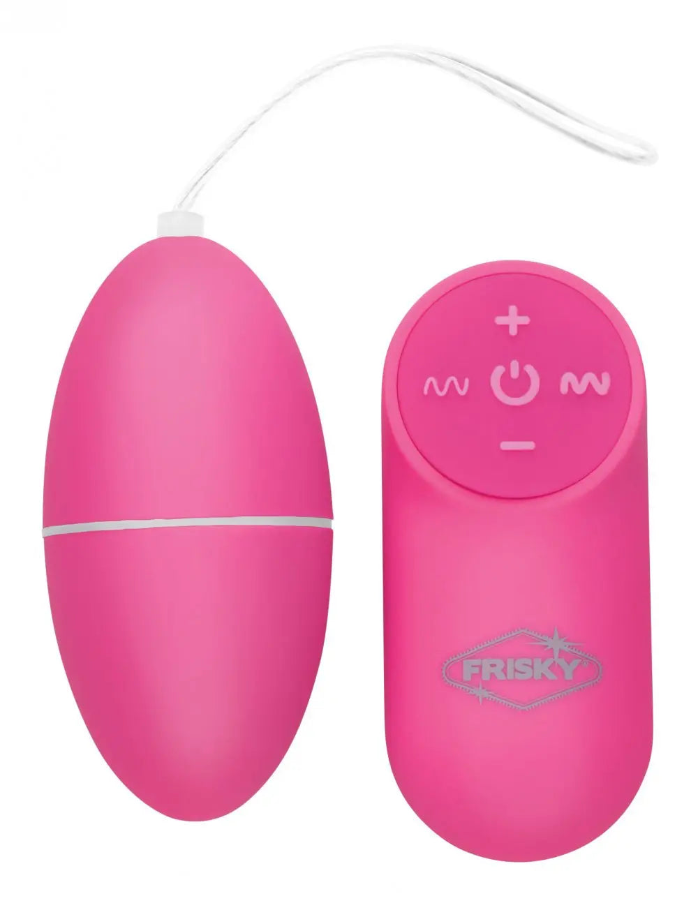 28X Scrambler Vibrating Egg with Remote Control Vibrator - Pink  Vibrators