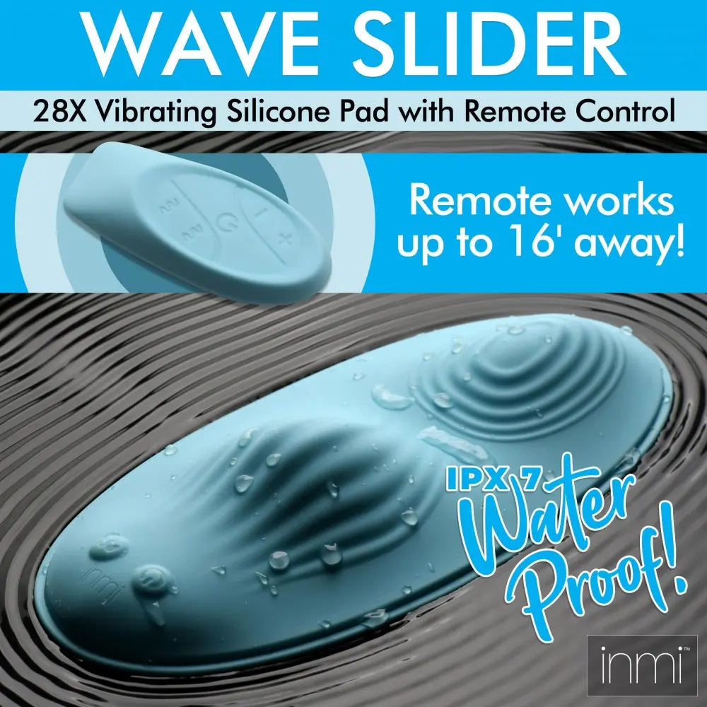 28X Wave Slider Vibrating Silicone Pad with Remote  Grinders and Tribbing Toys