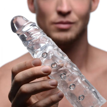 3 Inch Clear Penis Enhancer Sleeve Cock Sleeve  Penis Extenders and Sleeves