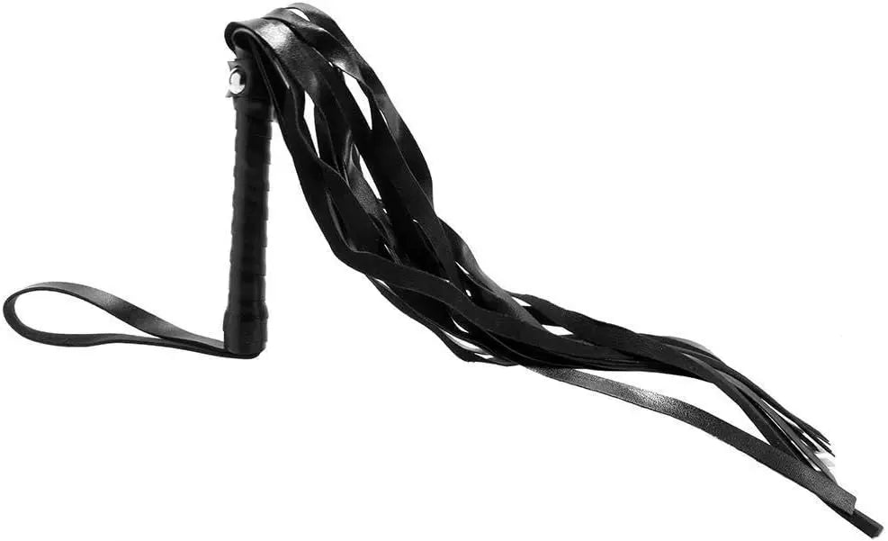 3-Piece Introductory Bondage Kit Black Sex Handcuffs, BDSM Blindfold and Flogger  Bondage Kits