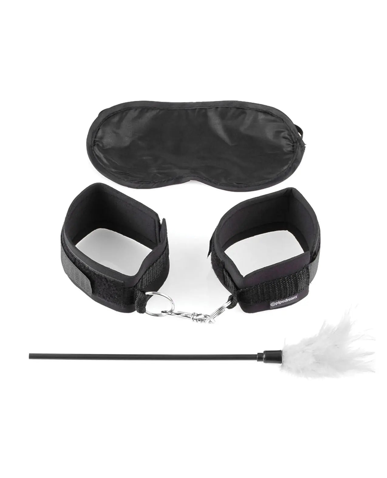 3-Piece Sensual Seduction Bondage Kit Black  Bondage Kits