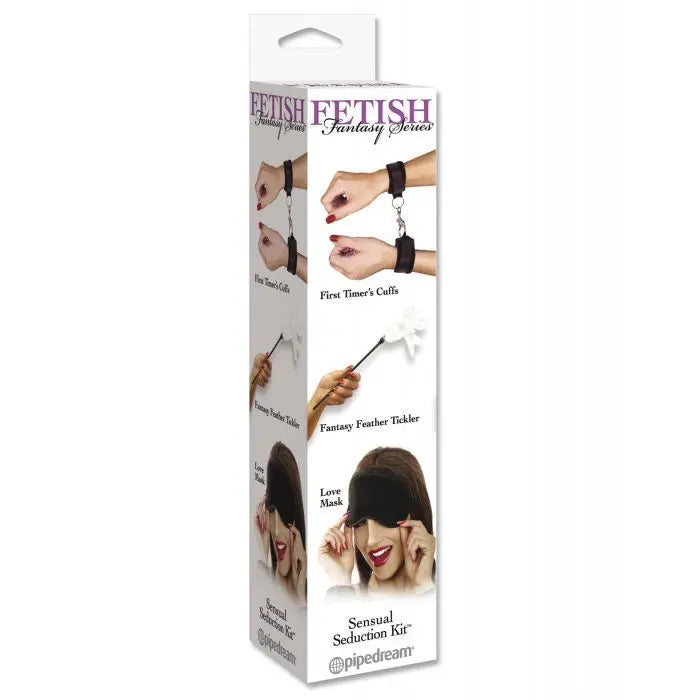 3-Piece Sensual Seduction Bondage Kit Black  Bondage Kits