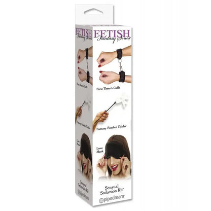 3-Piece Sensual Seduction Bondage Kit Black  Bondage Kits