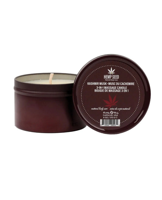 3-in-1 Massage Oil Candle Kashmir Musk 6 oz / 170 g  Lubes, Lotions and Accessories