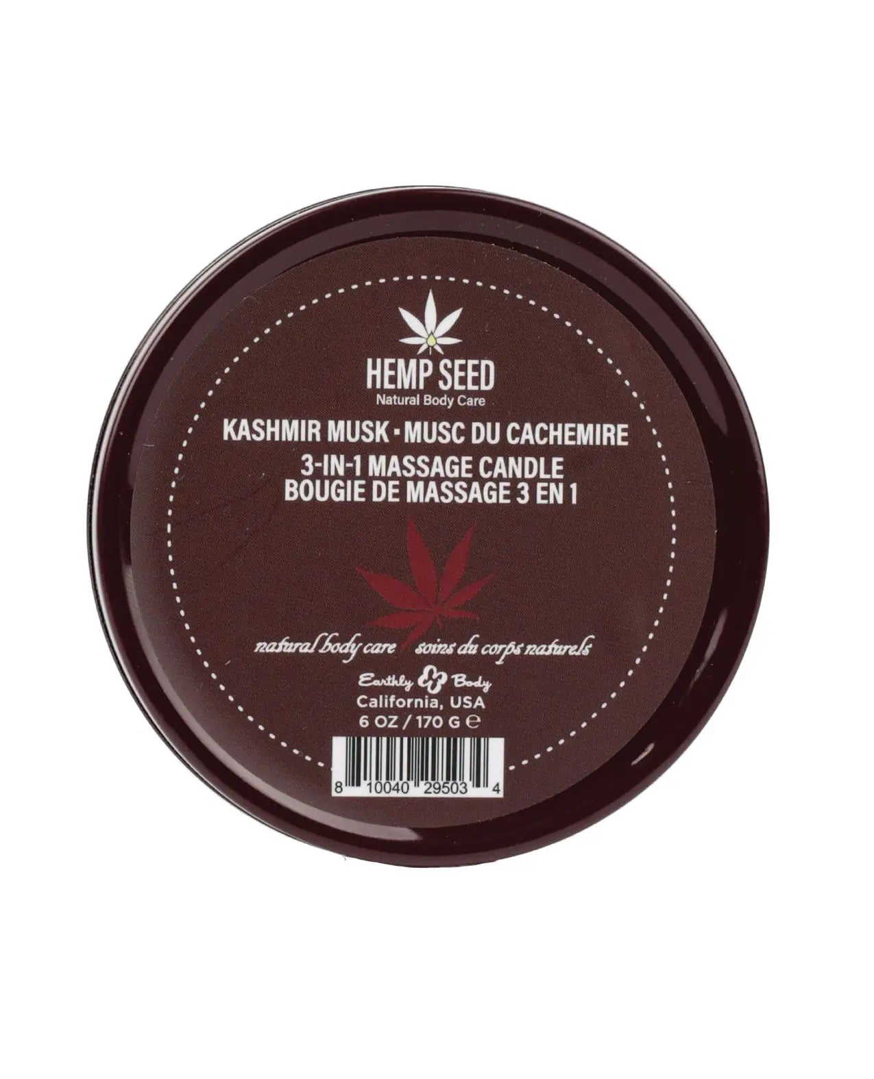 3-in-1 Massage Oil Candle Kashmir Musk 6 oz / 170 g  Lubes, Lotions and Accessories