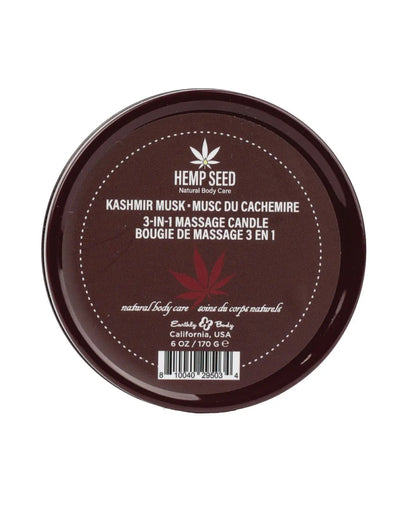 3-in-1 Massage Oil Candle Kashmir Musk 6 oz / 170 g  Lubes, Lotions and Accessories