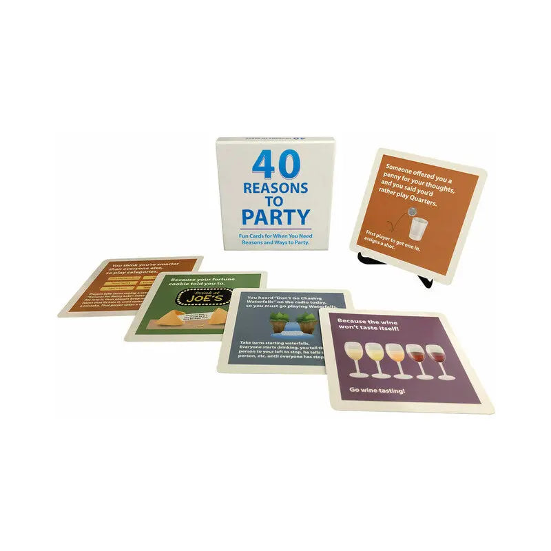 40 Reasons to Party Cards  Games - Adult Party Games