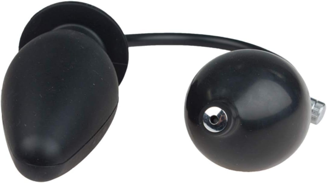 Silicone Inflatable Butt Plug Black Anal Fantasy Collection