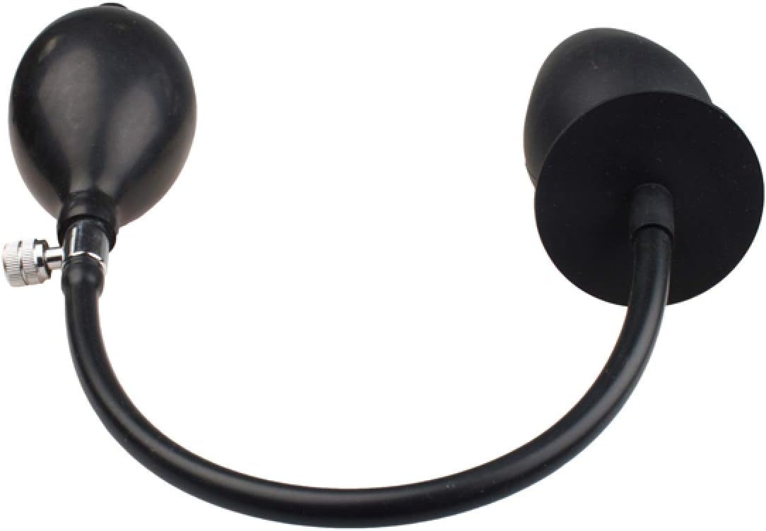 Silicone Inflatable Butt Plug Black Anal Fantasy Collection
