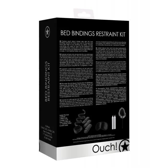 6-Piece Bed Bindings Beginner BDSM Restraint Bondage Kit  Bondage Kits