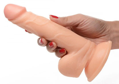 6.5 Inch Dildo with Balls - Light  Dildos