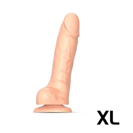 SLIDING SKIN REALISTIC DILDO VANILLA XL 