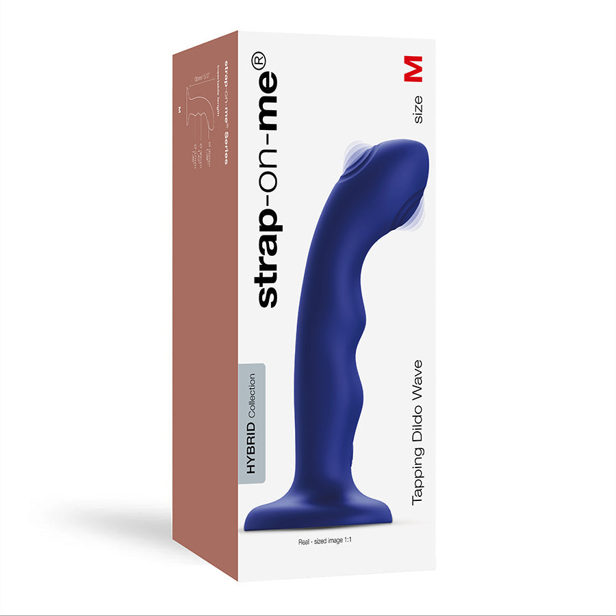 TAPPING DILDO WAVE - NIGHT BLUE 