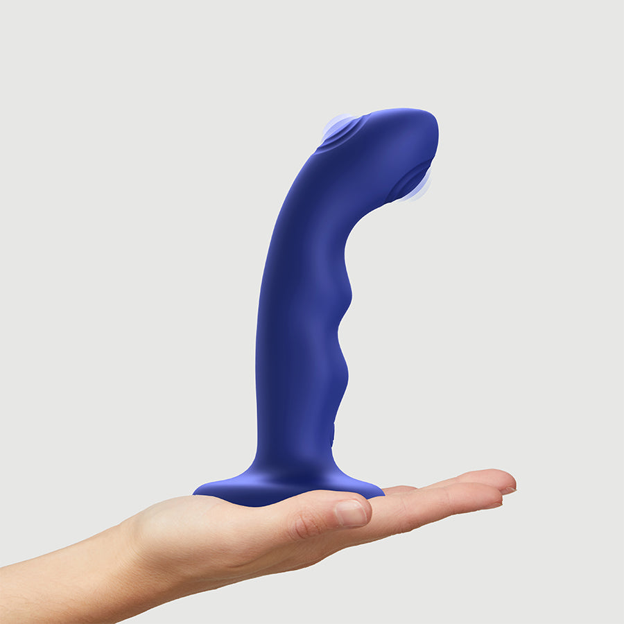 TAPPING DILDO WAVE - NIGHT BLUE 