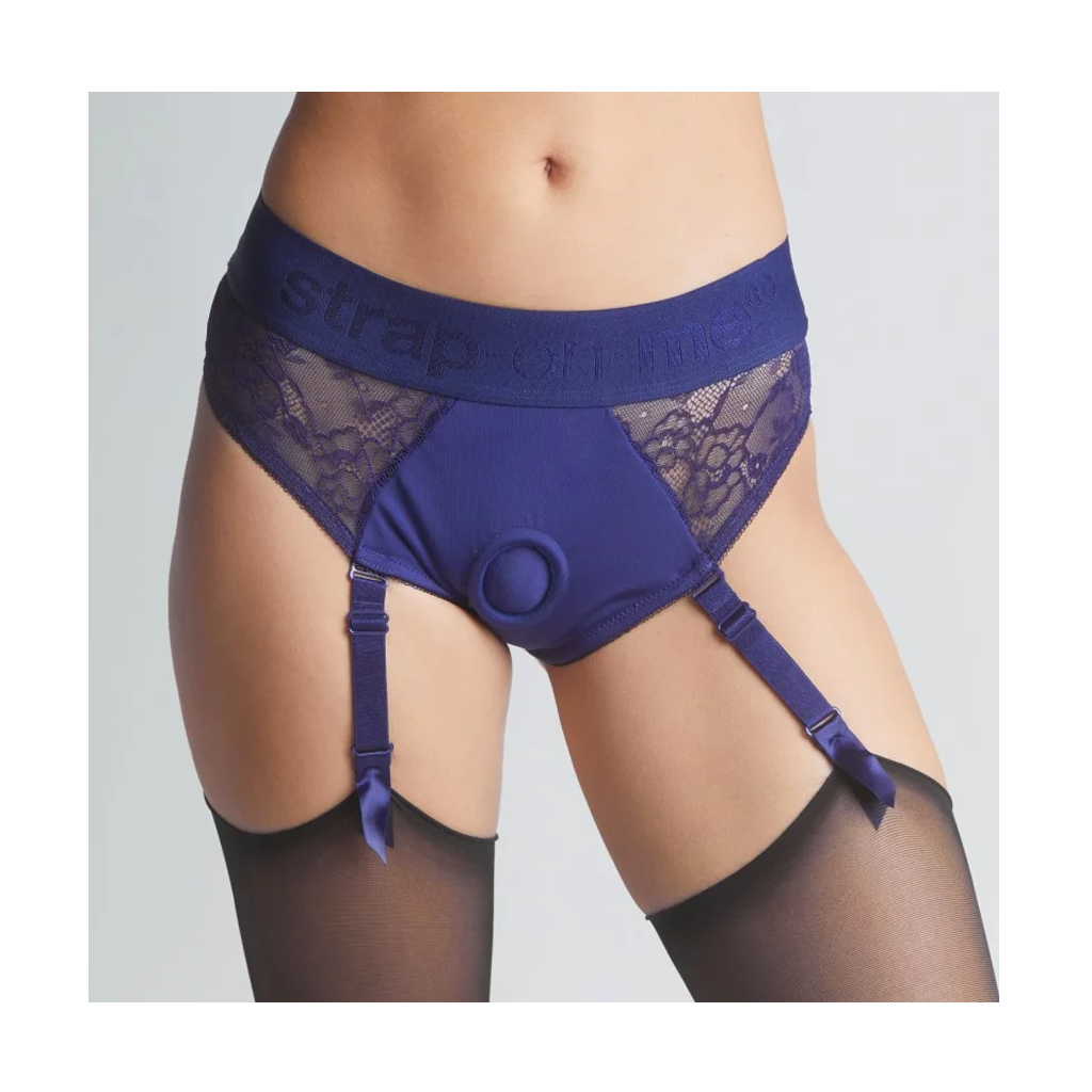 HARNESS LINGERIE DIVA - M - NIGHT BLUE 