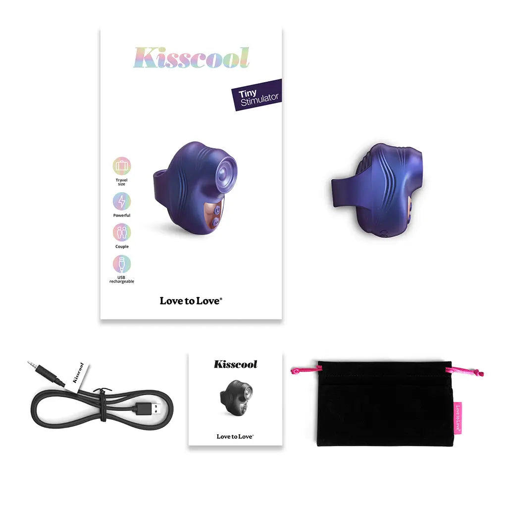 KISSCOOL - IRIDESCENT INDIGO  Vibrators