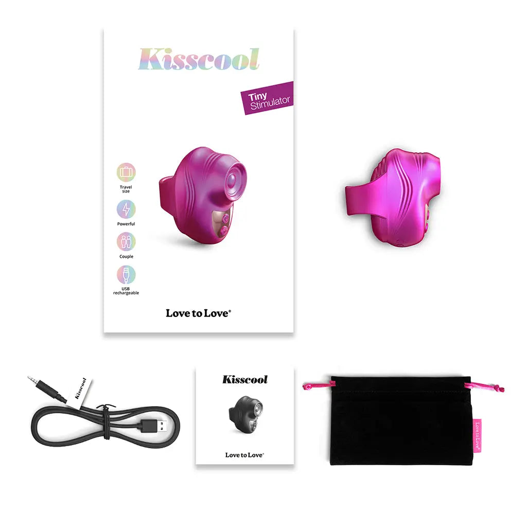 KISSCOOL - IRIDESCENT BERRY  Vibrators