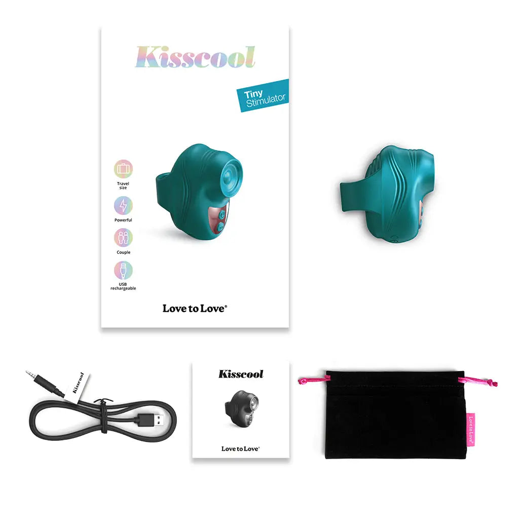 KISSCOOL - IRIDESCENT TEAL  Vibrators