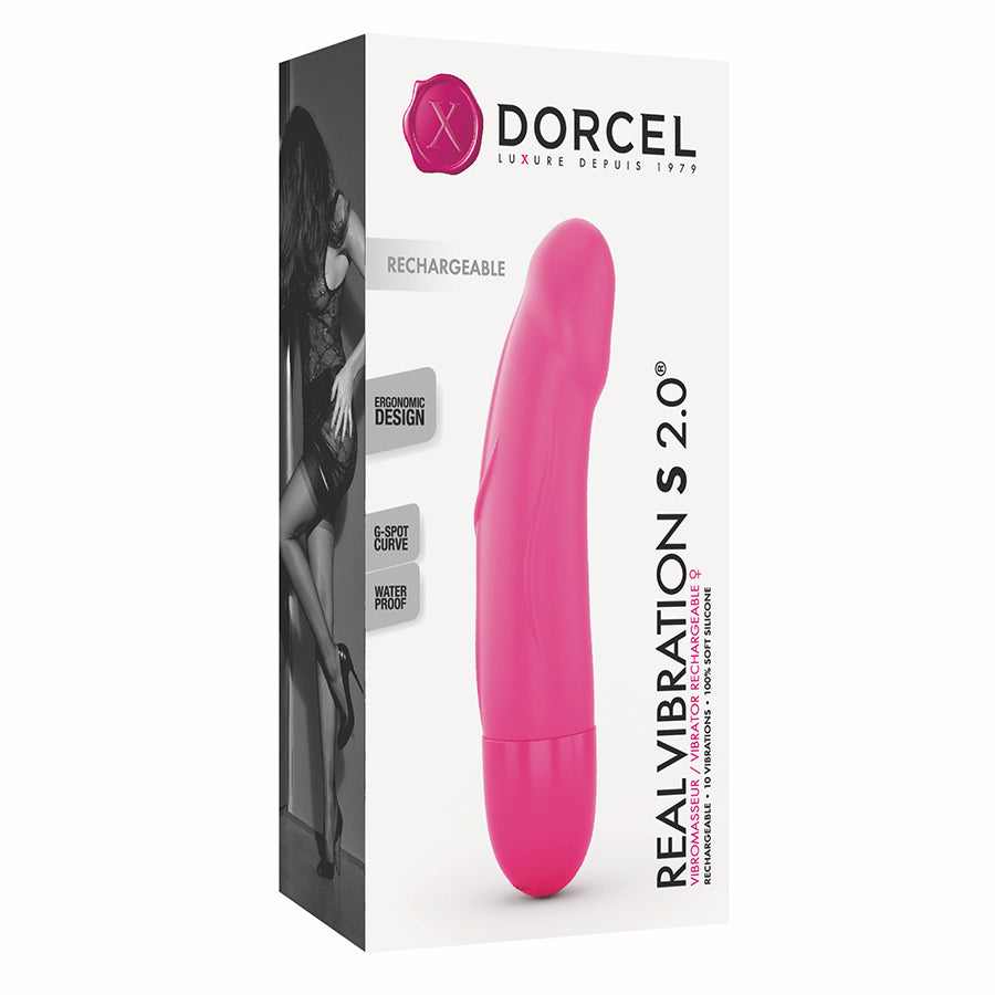 REAL VIBRATION S PINK 2.0 - RECHARGEABLE 