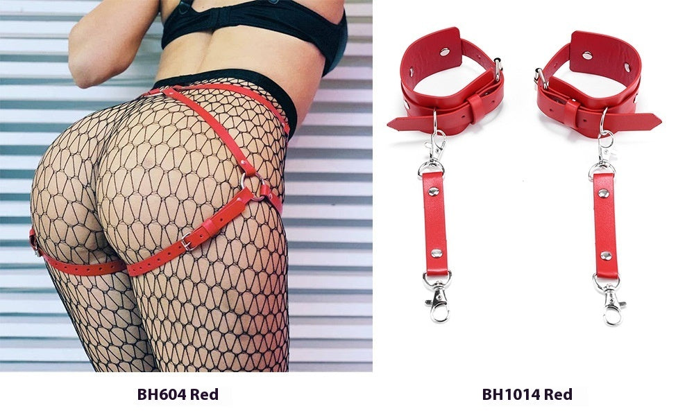 Waist Belt Female Handcuffs Suit Bondage 