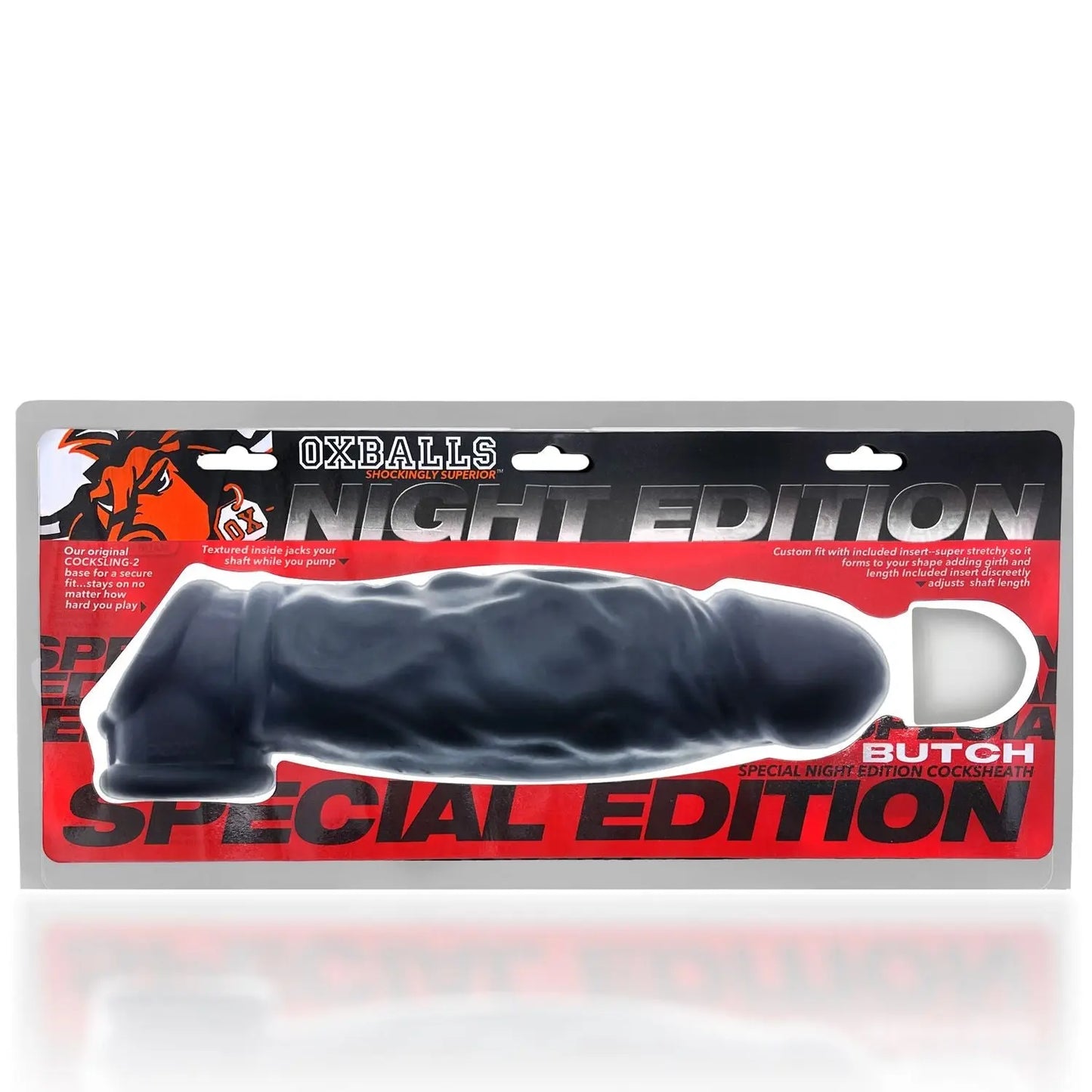 BUTCH cocksheath plus+SILICONE™ special edition NIGHT  For Him