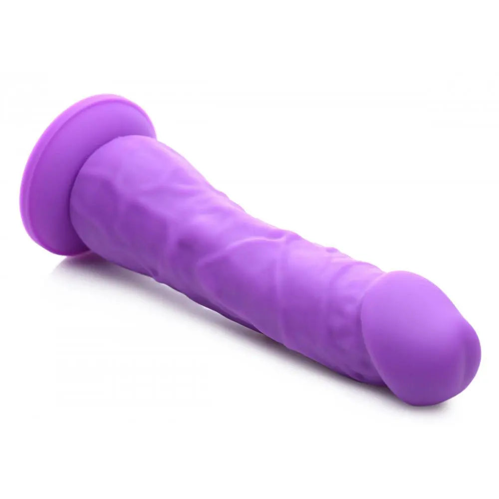 7 Inch Silicone Dildo - Grape  Suction Cup Dildos