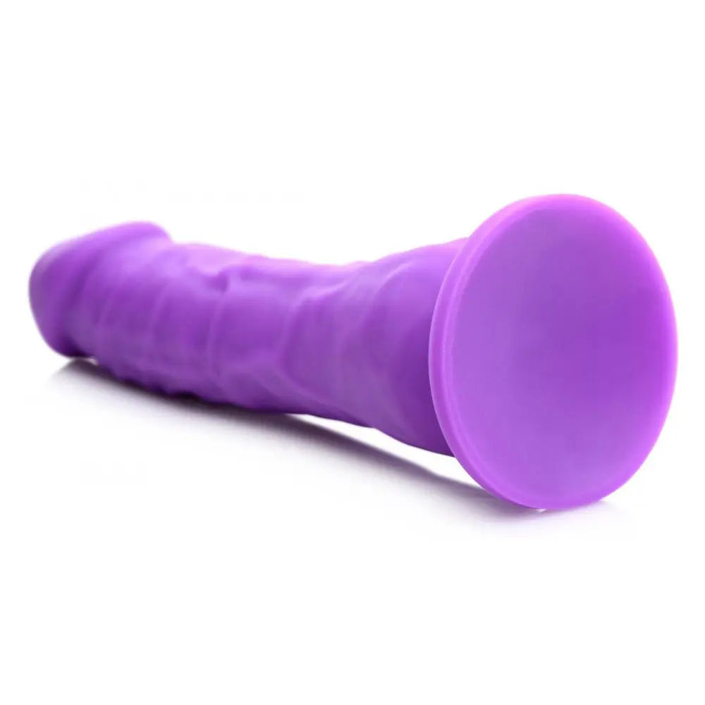 7 Inch Silicone Dildo - Grape  Suction Cup Dildos