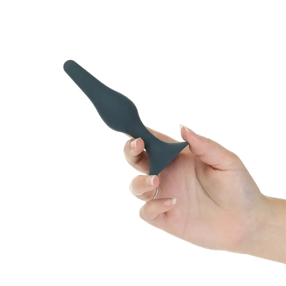 7-Piece Anal Training Kit Silicone Anal Plug Set Black  Anal Training